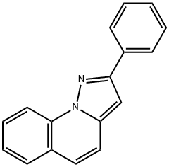 2-Phenylpyrazolo(1,5-a)quinoline Struktur