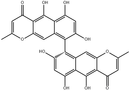 56994-05-9 [aS,(+)]-5,5',6,6',8,8'-Hexahydroxy-2,2'-dimethyl-9,9'-bi[4H-naphtho[2,3-b]pyran]-4,4'-dione