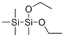 1,1-Diethoxy-1,2,2,2-tetramethyldisilane,56998-73-3,结构式