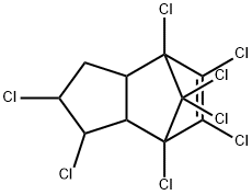 氯丹,57-74-9,结构式