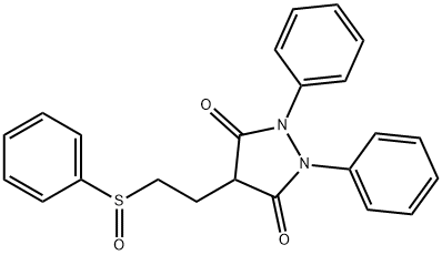 (+/-)-Sulfinpyrazone Structure