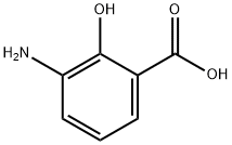 3-アミノサリチル酸 化学構造式