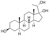 allopregnane-3beta,17alpha,20alpha-triol Structure