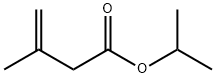 3-Butenoic acid, 3-Methyl-, 1-Methylethyl ester 化学構造式