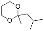 2-methyl-2-(2-methylpropyl)-1,3-dioxane Structure