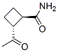 Cyclobutanecarboxamide, 2-acetyl-, trans- (9CI)|