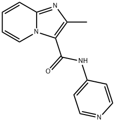 Imidazo[1,2-a]pyridine-3-carboxamide, 2-methyl-N-4-pyridinyl- (9CI) Struktur