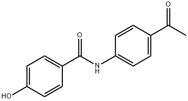 Benzamide, N-(4-acetylphenyl)-4-hydroxy- (9CI) Struktur