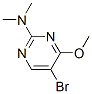 5-Bromo-4-methoxy-N,N-dimethyl-2-pyrimidinamine Struktur