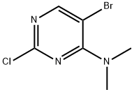 5-Bromo-2-chloro-4-(dimethylamino)pyrimidine Structure