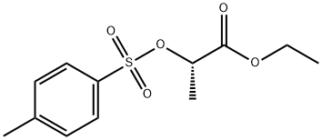L-(-)-O-对甲笨磺酸基乳酸乙酯 结构式
