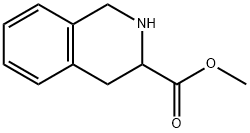 Methyl 1,2,3,4-tetrahydroisoquinoline-3-carboxylate Struktur