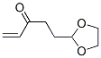 1-Penten-3-one,  5-(1,3-dioxolan-2-yl)- 结构式