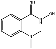 2-(Dimethylamino)-N'-hydroxybenzenecarboximidamide Struktur