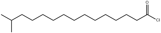 イソパルミチン酸クロライド 化学構造式