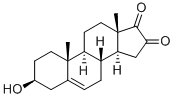 5-Androsten-3beta-ol-16,17dione, 571-05-1, 结构式