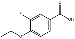 4-エトキシ-3-フルオロ安息香酸 化学構造式