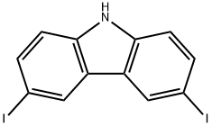 9H-Carbazole, 3,6-diiodo- Structure