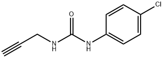 1-(p-クロロフェニル)-3-(2-プロピニル)尿素 化学構造式