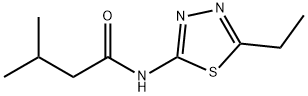 Butanamide, N-(5-ethyl-1,3,4-thiadiazol-2-yl)-3-methyl- (9CI) Structure