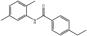 Benzamide, N-(2,5-dimethylphenyl)-4-ethyl- (9CI) 化学構造式