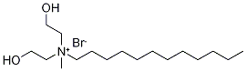 N,N-Bis(2-hydroxyethyl)-N-methyldodecan-1-aminium bromide Structure