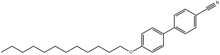 4'-氰基-4-十二烷氧基联苯,57125-50-5,结构式