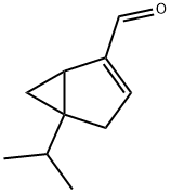 Bicyclo[3.1.0]hex-2-ene-2-carboxaldehyde, 5-(1-methylethyl)- (9CI) 化学構造式