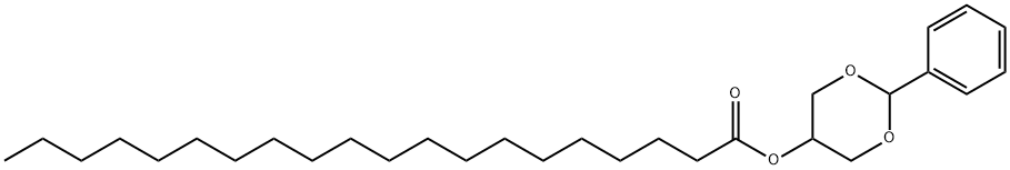 Icosanoic acid 2-phenyl-1,3-dioxan-5-yl ester Structure