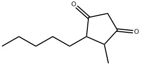 4-Methyl-5-pentyl-1,3-cyclopentanedione,57157-05-8,结构式