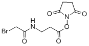 3-(溴乙酸酰基)丙酸琥珀酰亚胺酯,57159-62-3,结构式