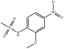 N-(2-METHOXY-4-NITRO-PHENYL)-METHANESULFONAMIDE 结构式