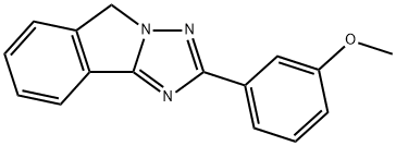 2-(3-methoxyphenyl)-5H-s-triazolo(5,1-a)isoindole Structure