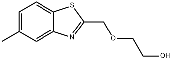 Ethanol, 2-[(5-methyl-2-benzothiazolyl)methoxy]- (7CI,8CI) Structure