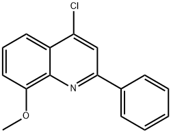 4-Chloro-8-methoxy-2-phenylquinoline Structure