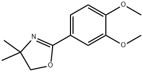 2-(3,4-二甲氧基苯基)-4,4-二甲基-4,5-二氢-1,3-噁唑,57193-17-6,结构式