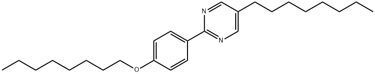 5-OCTYL-2-(4-OCTYLOXYPHENYL)PYRIMIDINE Structure