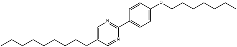 2-(4-庚基苯氧基)-5-壬基嘧啶 结构式