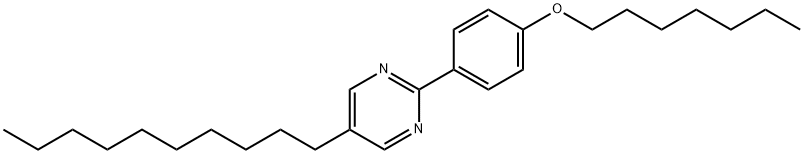 5-Decyl-2-[4-(heptyloxy)-phenyl]-pyrimidine 结构式