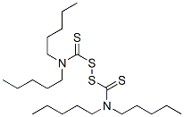 TETRAPENTYLTHIOPEROXYDICARBAMIC ACID 结构式