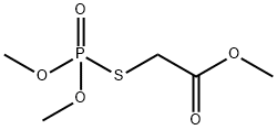 O,O-二甲基-S-(甲氧基羰基甲基)硫代磷酸酯,57212-78-9,结构式