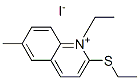 Quinolinium, 1-ethyl-2-(ethylthio)-6-methyl-, iodide,57218-68-5,结构式