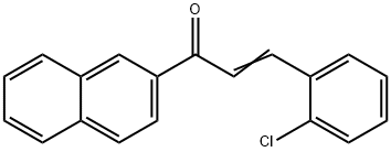 3-(2-CHLOROPHENYL)-1-(2-NAPHTHYL)PROP-2-EN-1-ONE,57221-64-4,结构式