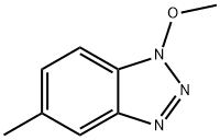 1H-Benzotriazole,  1-methoxy-5-methyl- Struktur