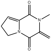 Pyrrolo[1,2-a]pyrazine-1,4-dione, 2,3,6,7-tetrahydro-2-methyl-3-methylene- (9CI) Struktur