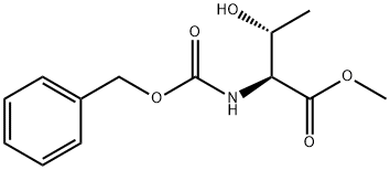N-カルボベンジルオキシ-L-スレオニンメチルエステル 化学構造式
