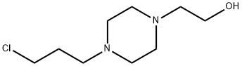 4-(3-CHLOROPROPYL)-1-PIPERAZINE ETHANOL Structure
