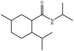 N,2-bis(isopropyl)-5-methylcyclohexanecarboxamide Structure