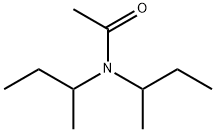 N,N-ジ-sec-ブチルアセトアミド 化学構造式