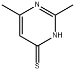 4(1H)-Pyrimidinethione, 2,6-dimethyl- (9CI) 结构式